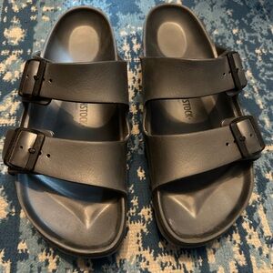 Birkenstock Charcoal Double Strap Sandals